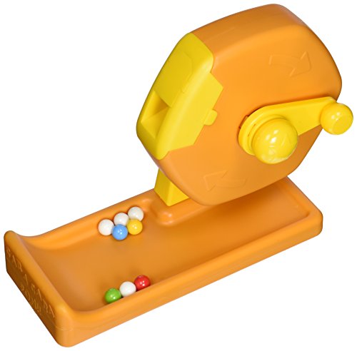 ジグ 抽選ガラポン W260×H198×D130 7672 本体:ABS・PP、玉:PP(直径12mm) 10歳から