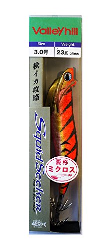 バレーヒル(ValleyHill) エギ スクイッドシーカー 23g Micros #02MCR オレンジ/杉/金.