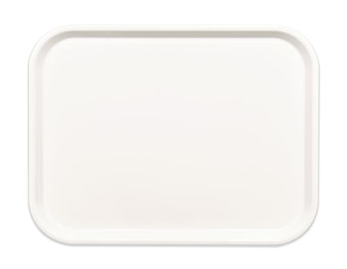 TATSU-CRAFT（タツクラフト） ピノ ノンスリップ トレー 39cm ピュア ホワイト すべり止め付 電子レン..