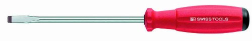 PB SWISS TOOLS ピービースイスツールズ スイスグリップ マイナスドライバー パッケージ入 刃先厚1X刃先幅6.5mm 全長245m