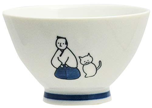 逸品社 お茶碗 10.3×6.0cm 侍 KYU-JITSU 85402