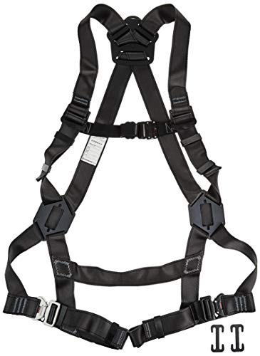 [藤井電工] 新規格 フルハーネス型 ブラック 黒影ハーネス フルハーネス本体のみ ダークグレー Mサイズ TH-504-OTーDG-M 水平型