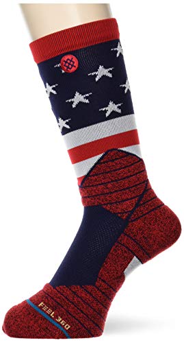 樂天商城 - [スタンス] ショートソックス AMERICAN CREW メンズ RED (01010) L