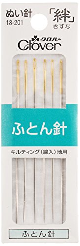 クロバー(Clover) 絆 きずな ふとん針 G0 No.0 6本入り 18-201