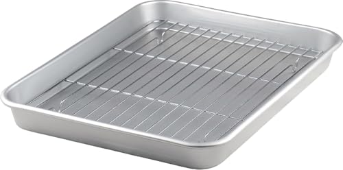 谷口金属 軽量で使いやすい バット トレー アミ付きセット 料理 34.9×27.4cm 2号 日本製 下ごしらえ 揚げ物 天ぷら