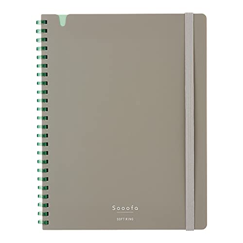 Notebooks, Paper Products - コクヨ ノート ソフトリングノート Sooofa A5 変形 4mm方眼 灰 ス-SV738S4-DM