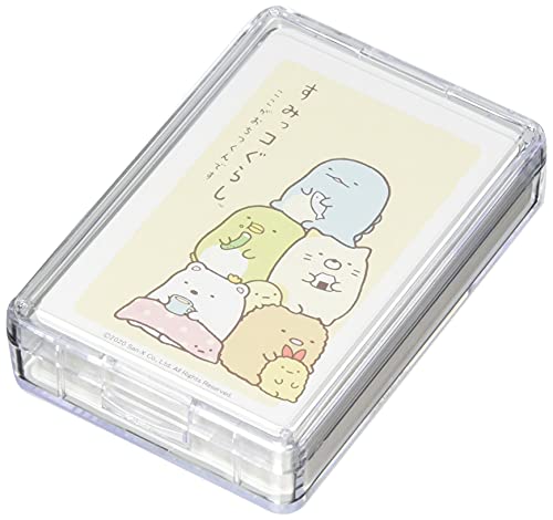 -/-/4970381471323・パッケージ個数:1・原産国:日本商品紹介 今回はスートごとに人気のテーマを使用。すみっコたちはもちろん、みにっコたちも多数登場します。ジョーカーにはあのキャラクターたちも・・・？専用の収納ケースが付くので、お片付けも簡単です。 安全警告 なし