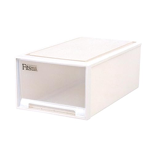 天馬 収納ボックス フィッツケース 押入れ 幅44×奥行74×高さ30cm 収納ケース たわみにくい 衣装ケース 日本製 【色 カプチーノ】 【