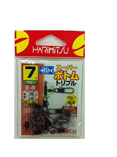 シルバー/7号/-・パッケージ個数:1・スーパーボトムトリプル E-8●根魚やタコ、アオリイカ、コウイカなどボトム(底)を狙う仕掛づくりに最適です。下向きのスナップにはオモリを、横向きのスナップには仕掛やエギを簡単にセッティング可能●ステンレス製で強度バツグン回転性能もUP●インターロックスナップ月で大物の引きにも対応.