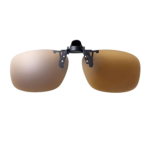 SWANS (スワンズ) 日本製 偏光 サングラス メガネにつける クリップオン 跳ね上げタイプ SCP-23_BR BR 偏光ブラウン(4.0)