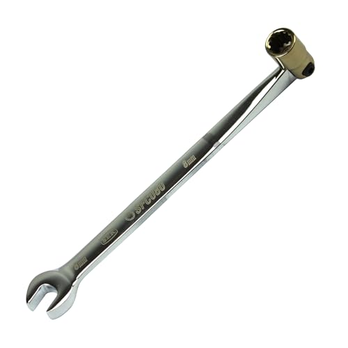 スエカゲツール SEK フレックスコンビレンチ (片ブラ) スプラインソケットタイプ 8mm SFC 080