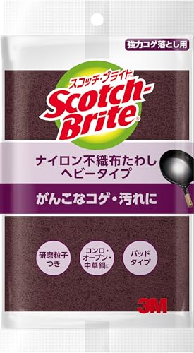 不織布ヘビー用(1個)不織布ヘビー用/不織布(ヘビー用)/M-51・Style:不織布ヘビー用(1個)・パッケージ個数:1・型番:M-51・サイズ:約150×8×230mm・本体重量:約20g・素材・材質:ナイロン不織布・原産国:日本商品紹介 3M たわし スポンジ キッチン コゲ落とし ヘビータイプ スコッチブライト より ●調理器具のガンコな汚れも素早くスッキリ