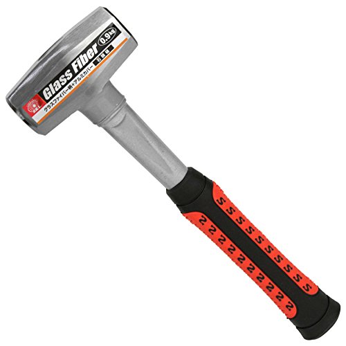 樂天商城 - SK11(エスケー11) ファイバーグラス柄 石頭槌 石頭ハンマー ゴムグリップ 0.9kg