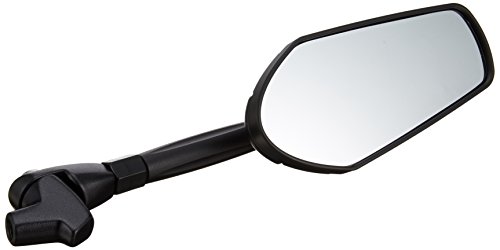 キジマ(Kijima) バイクパーツ ミラー TECH01 デュアルミラー 10mmボルト 左右兼用タイプ 1本入り アルミステー 汎用 ブラッ