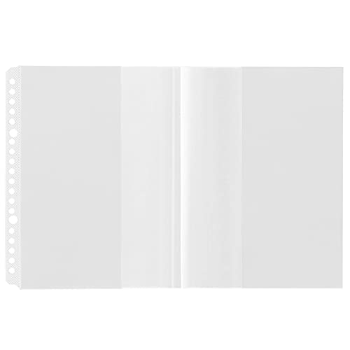 ライオン事務器 クリアーポケット リフィル 二つ折り 10枚 A5/A4 CL-207F