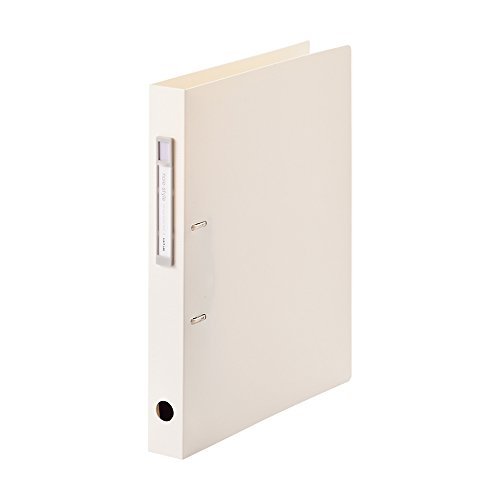 リヒトラブ リングファイル D型 A4 2穴 ホワイト F7684-0