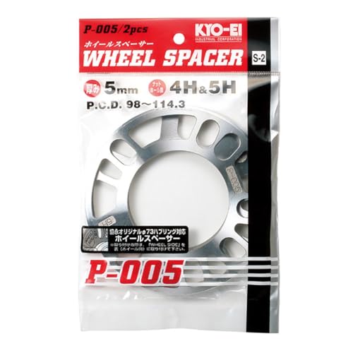 KYO-EI(���ʻ���) �ۥ����륹�ڡ����� [ 5mm 4/5H ] PCD98-114.3 [ �Ŀ�:2�� ] P-005-2P