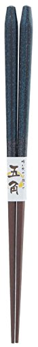 イシダ 日本製 箸 五角 星 あかり 木製 (天然木) 23cm