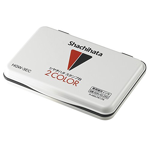 シャチハタ シヤチハタ スタンプ台 HGW-3EC 2color 赤/黒