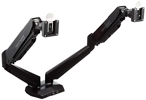 アイ・オー・データ モニターアーム(デュアル) GigaCrysta VESA規格 USBポート オーディオ端子 日本 DA-ARMD4