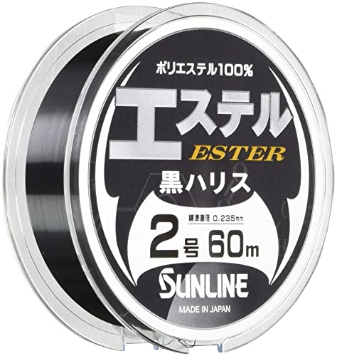 2号ブラック/2号/-・Style:2号・パッケージ個数:1・主な対応魚種:カワハギ キス カレイ グレ チヌ 黒鯛・素材:ポリエステル・全長:60m / 号数:2号・カラー:ブラック・標準直径(mm):0.235海底に溶け込む黒ハリス 引張強力の向上と同等の結節強力を持ち合わせた最高ランク原糸を採用。 伸度の少ない高感度ハリスです 海底に同化するブラックカラーで魚に違和感を与えません。 エステル素材ならではのコシの強さで糸がらみが少なく、ハリス・幹糸に最適。 吸水性が無く紫外線に強いので品質劣化がありません。
