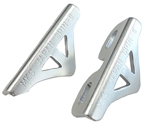 MKS(三ヶ島製作所) カスタマイズ用蹴返しパーツ SPIN-2(スピン2) シルバー アルミ製