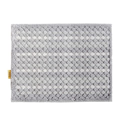 抗カビプラスグレー/45 x 60 cm (長方形)/4548622655353・Color:グレーSize:45 x 60 cm (長方形)Style:抗カビプラス・パッケージ個数:1・本体サイズ:約45×60×1.5cm・素材・材質:アクリル100%(特殊吸水素材)・原産国:中国・抗菌防臭加工・抗カビ加工(不織布)オカ(OKA) 乾度良好 抗カビプラスバスマット 約45×60cm グレー(吸水 速乾 抗菌防臭 かんどりょうこう 足ふきマット)