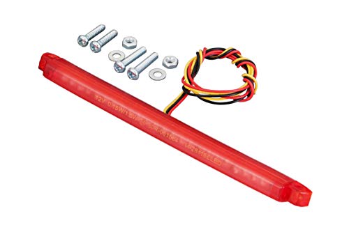 キジマ(Kijima) バイクパーツ テールランプ スリムラインタイプ ダブルLED 全長130mm カラー:レッド 21..