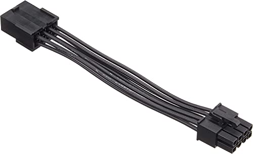 AINEX EPS12V用電源延長ケーブル 10cm ブラック PX-013A