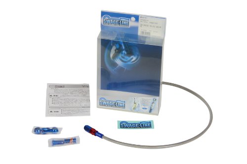 SWAGE LINE(スウェッジライン) クラッチホースKIT アルミ(レッド/ブルー) クリアホース ZEPHYR1100/RS[ゼファー](