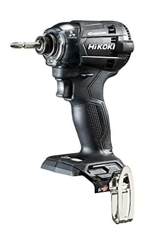 HiKOKI(ハイコーキ) 18V 充電式 インパクトドライバー WH18DC ストロングブラック バッテリー・充電器・ケース・ビット別売 WH