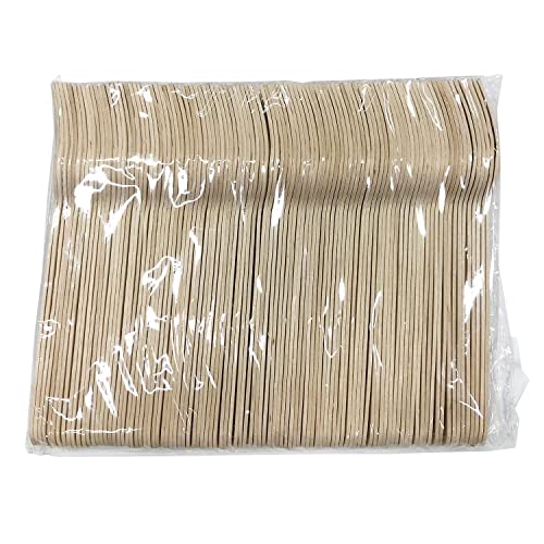 中村 使い捨てスプーン 木製 ナチュラル 長さ約160mm 100本入