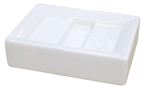 ホワイト/約12×9×高3.2cm/54302・パッケージ個数:1・サイズ:約W12×D9×H3.2cm・素材・材質/本体:陶器製・生産国:台湾商品紹介 キューブ形の陶器製ソープディッシュ。ソープボトルや歯ブラシスタンド、タンブラーなど、シリーズで品ぞろえ。それぞれ真っ白な陶器製で清潔感たっぷりに洗面台を整理いただける、お手頃なシリーズです。陶器製品ですのでお取り扱いにはご注意ください。 より ●モダン空間に馴染む陶器製の洗面用品