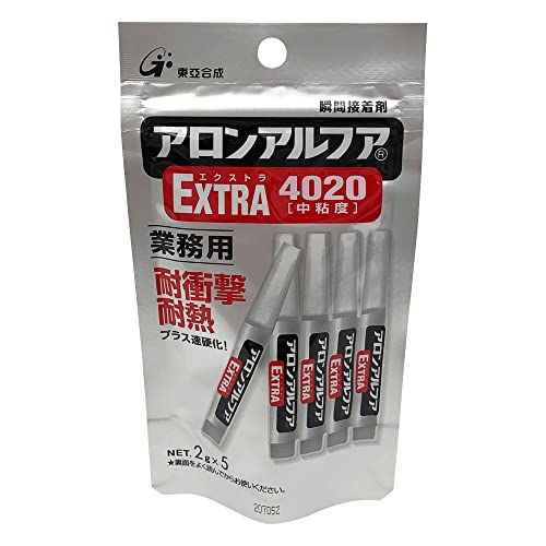 膠帶, 黏著劑 - アロンアルフアEXTRA4020 2gX5 フック業務用