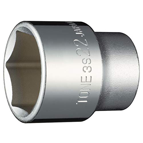 トネ(TONE) ソケット(6角) HP3S-22 差込角9.5mm(3/8) 二面幅22mm