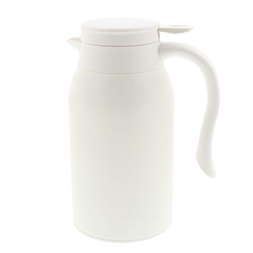 リビング MIP 卓上ポット0.9L ホワイト 保温 保冷 410340