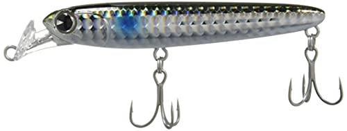 Rocket Bait 75009 ボラ/75mm/#RB75-009・Color:009 ボラStyle:Rocket Bait 75・パッケージ個数:1・主な対応魚種:シーバス・タイプ:シンキング・サイズ:75mm / 重量:13g・カラー:ボラ #RB75-009・レンジ:5-40cm70mmクラス最高峰の飛距離を叩き出すぶっ飛びジグミノー シャローを引けるジグミノーとして、新ジャンルを開拓したロケットベイトシリーズ。 サイズである95は類まれな遠投性能と実釣性能が評価されシーバスアングラーはもとより、フラットフィッシュアングラーからも好評を得たルアー。 小型化された75サイズは十二分の飛距離性能はそのままに、シルエットを縮小。 飛ばしたいがルアーサイズやウエイトを上げられない時などが最大の活躍の場である。 アクションは95サイズを継承するタイトローリングアクションだが、小型のベイトが発する弱々しい波動を追求し、 微弱なタイトローリングアクションに設定。 イワシ系やシラス、サヨリなど弱々しいく泳ぐベイトに着く際に欠かせない。