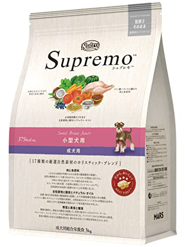 Ice Cream - Nutro シュプレモ 小型犬用 成犬用 3kg ドライフード 小粒 総合栄養食 ドッグフード 犬 厳選自然素材 香料・着色料 無添加 ニュート