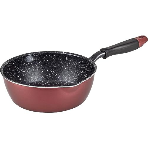 和平フレイズ(Wahei freiz) 鍋のように扱える ど深いフライパン 22cm IH・ガス対応 クイックマーブル フチまでふっ素樹脂加工