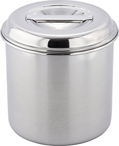 Spice Containers - 和平フレイズ 保存容器 キッチンポット 味道 12cm 1.3L 丸深型 モリブデン 日本製 AD-291