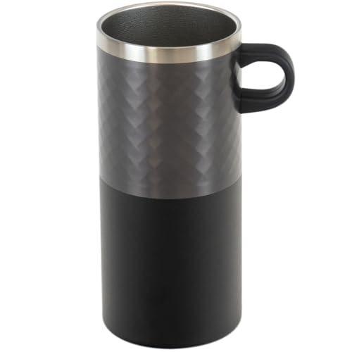 樂天商城 - 和平フレイズ 真空断熱 缶ホルダー 500ml用 グレー 保温 保冷 持続 結露しにくい 持ちやすい フォルテック RH-1771