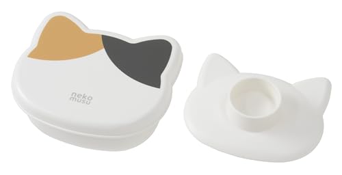 樂天商城 - オーエスケー おにぎりケース ねこむす LS-22 ブラウン（三毛） 215ml