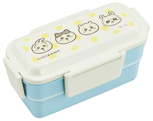 樂天商城 - オーエスケー (OSK) 弁当箱 ランチボックス 二段 仕切付 600ml ちいかわ CKW No.5 日本製 抗菌 食洗機 電子レンジ 対応