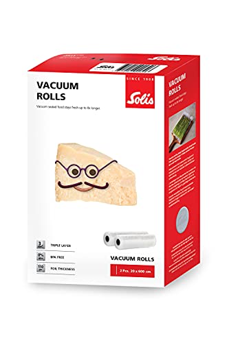 ソリス 専用フィルムロール 20x600cm 2本（Solis Vacuum Pack Rolls）真空パック器...