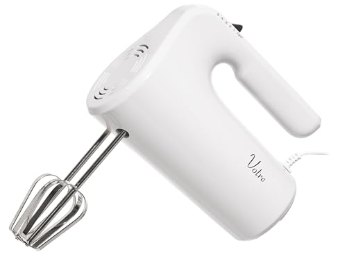 [山善] 電動 ハンドミキサー 泡立て器 ミキサー ホイッパー 小型 生クリーム メレンゲ 速度調節5段階 ..