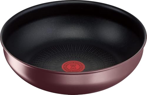 Double Sided Fry Pans - ティファール 取っ手のとれる 炒め鍋 26cm 深型 中華鍋 IH ガス火対応 PFOAなどの有害物質不使用 「インジニオ・ネオ IHマロンブラ