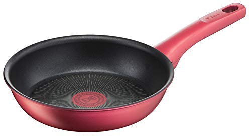 ティファール フライパン 20cm IH ガス火対応 PFOAなどの有害物質不使用 こびりつきにくさ長持ち 「IHルージュ・アンリミテッド フラ