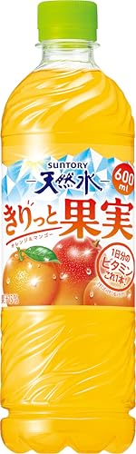 乐天商城 - サントリー 天然水 きりっと果実 オレンジ&マンゴー 600ml×24本 まとめ売り実施中