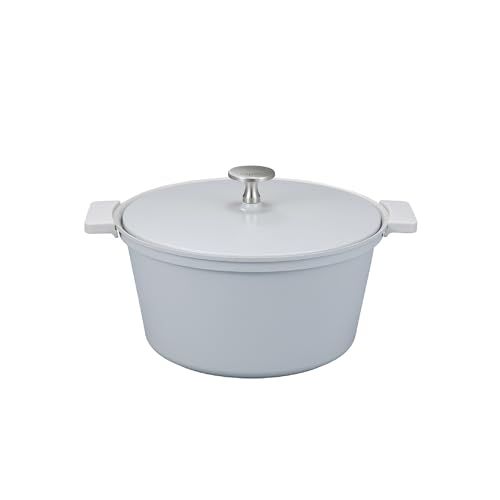 Silicone Cooking Utensils - シービージャパン 無水調理鍋 IH対応 20cm グレー 内面ふっ素コーティング 素材のうま味を引き出す Mupot(ムポット) 軽量無水調理鍋