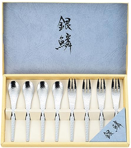 タマハシ(Tamahashi) 「銀鱗」 カトラリーセット ステンレス 日本製 コーヒータイム 8pc セット GR-108